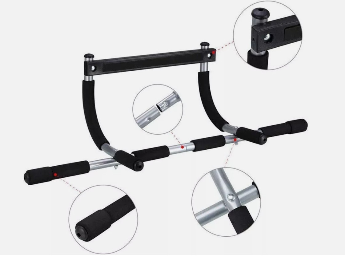 1Pack Pull-Up Bar Versatile Doorway Adjustable Chin-Up & Push-Up Assistant US