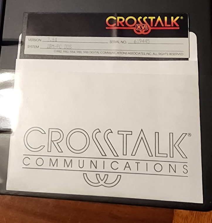 Crosstalk XVI / Data Communication Software / IBM PC 5.25" Disk / DOS / V 3.61