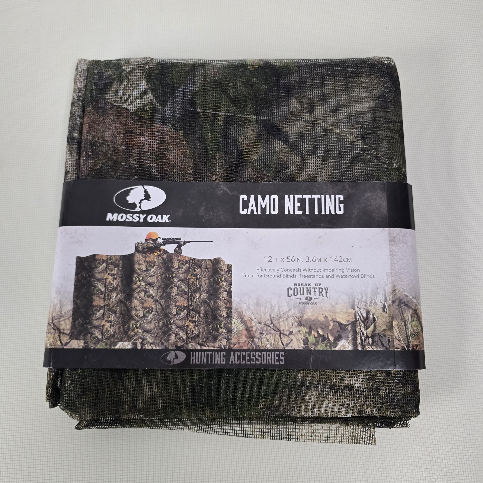 Camouflage Netting Hunting Ground Blinds Mossy Oak Break-Up Country 12ft X 56in
