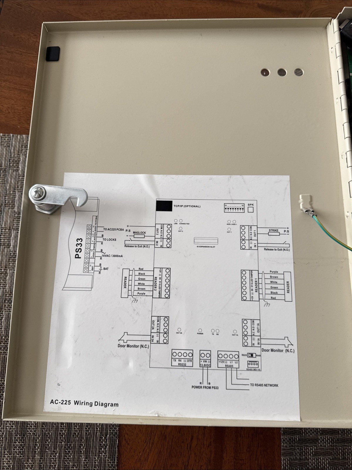 ROSSLARE AC-225IP ACCESS CONTROL.