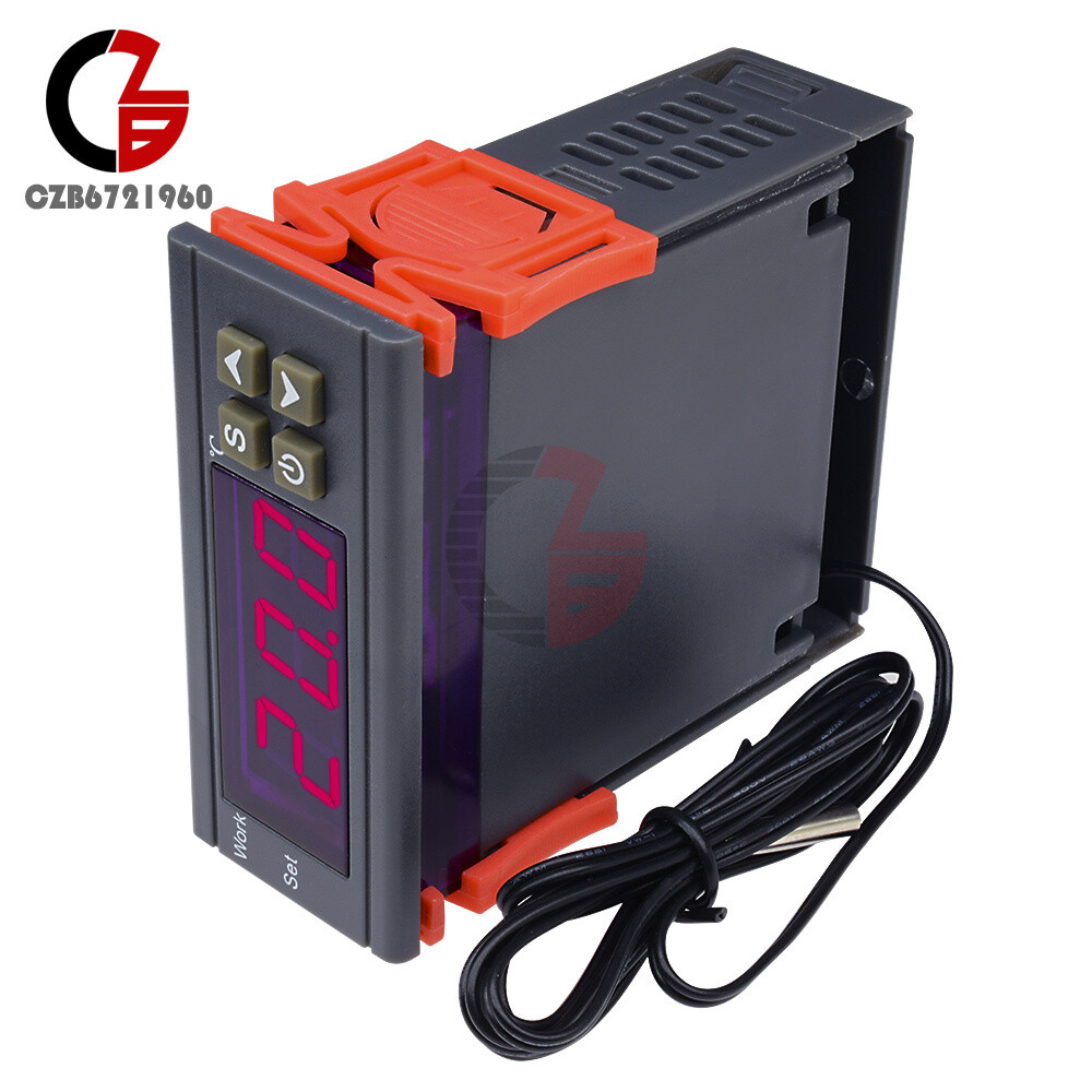 MH1210W 90~250V 10A Temperature Controller Sensor Thermostat -50~110℃ w/ Sensor