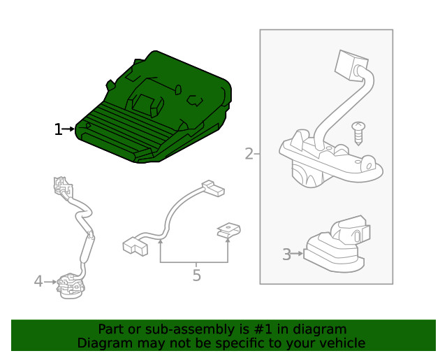Genuine Acura Camera Assembly (Rewritable) 36160-TZ4-A04