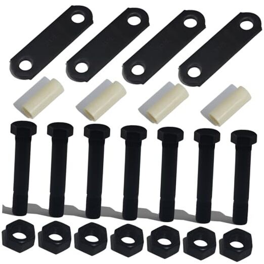 Trailer Axle Shackle Kit, Tandem Axle Trailer Kit for Double Eye Leaf Spring