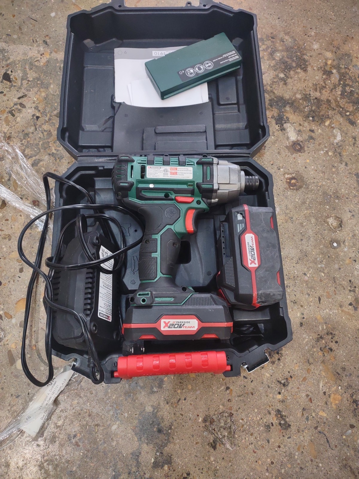 Parkside Cordless Impact Driver PDSSA 20-Li A1 – 20V with Battery 2.0 Ah