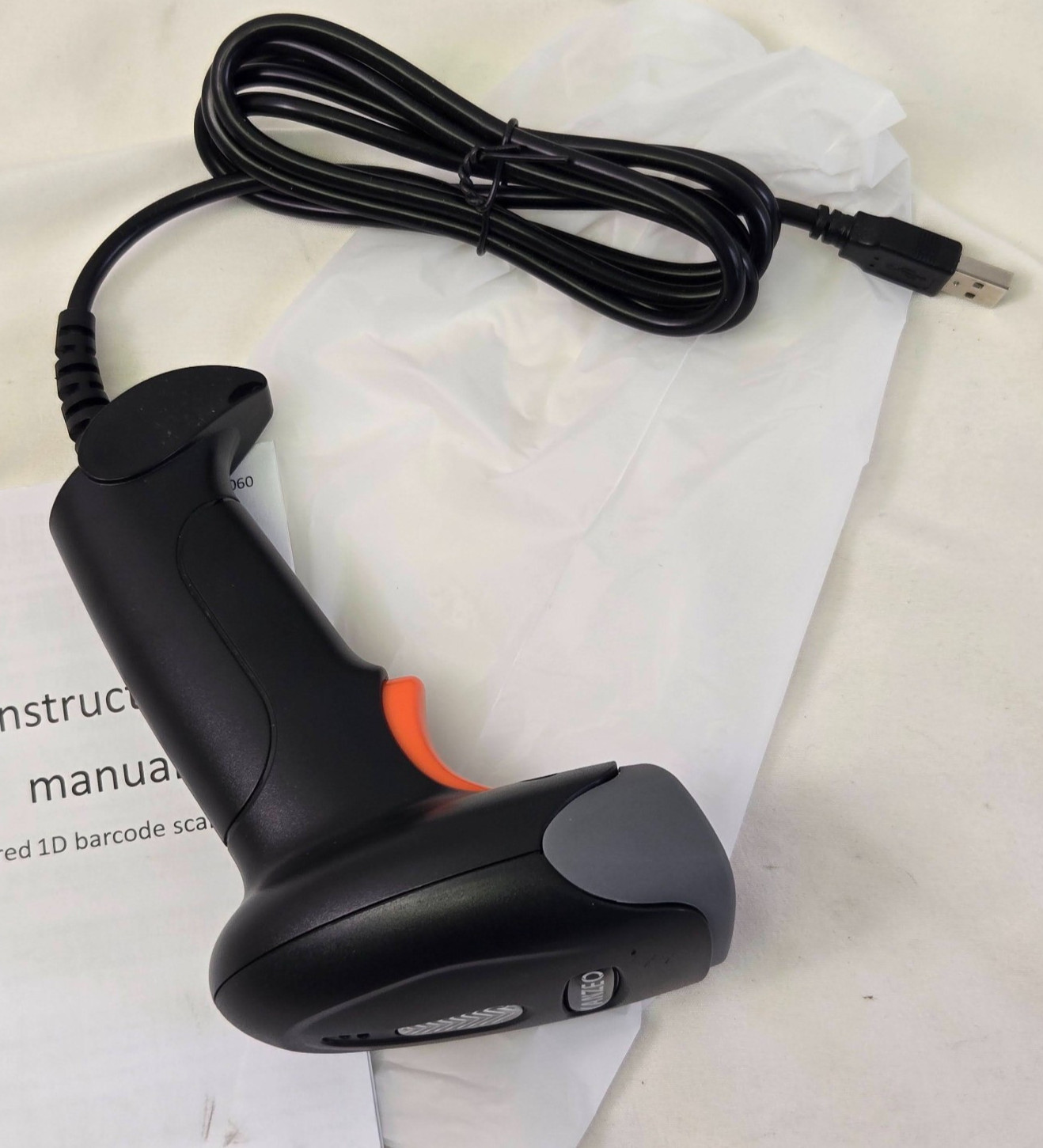 Barcode Scanner Plug Play Fast Reader Tool - YANZEO L1100-1D-USB