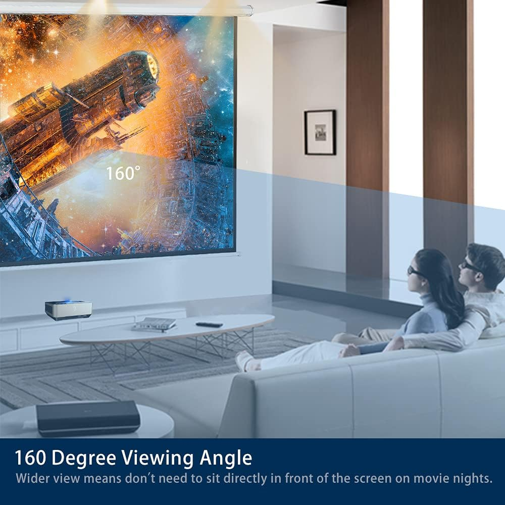 110" Motorized Projector Screen Electric Diagonal Automatic Projection 16:9 HD M