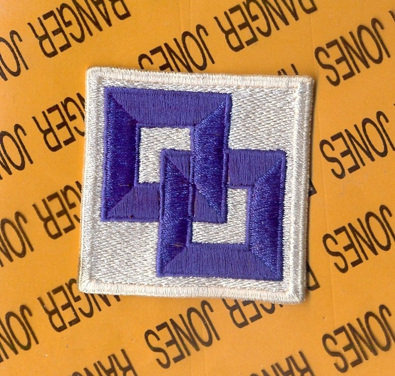 WWII style US Army 2nd SERVICE COMMAND shoulder patch REVERSED c/e