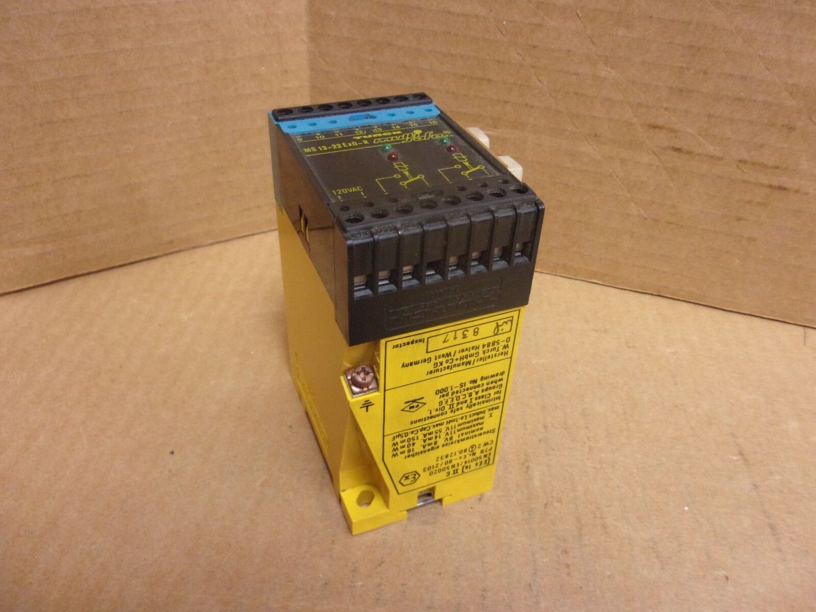 Turck MS13-22 Ex0-R Amplifier Relay , used