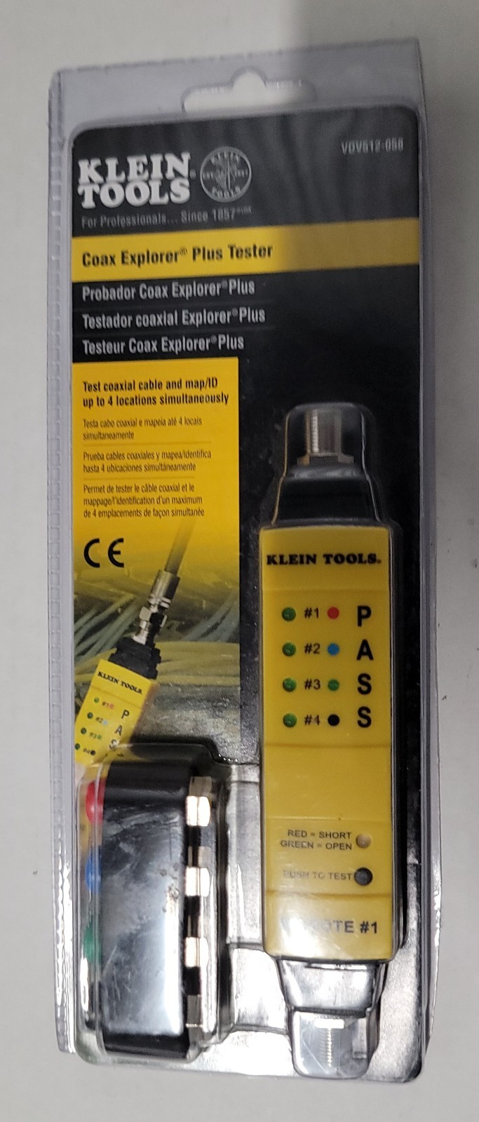 Klein Tools VDV512-058 Coax Explorer® Plus Tester