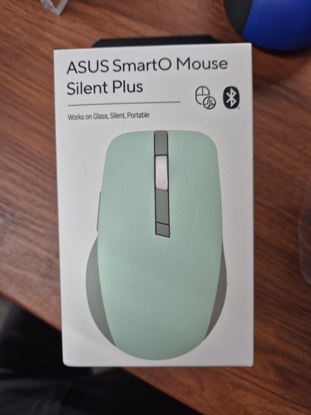 New & Sealed! ASUS Wireless SmartO Mouse Silent Plus MD200 - Green Tea Latte