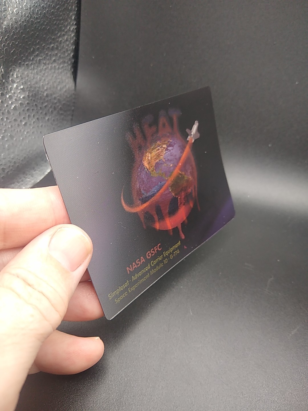 NASA GSFC Lenticular Information Card 3x4 Simplesat HEAT