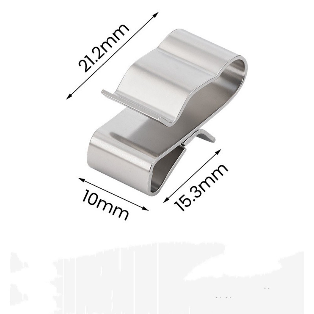 50 X Solar Panel Cable Clips Stainless Steel Photovoltaic Wire Clip For Home
