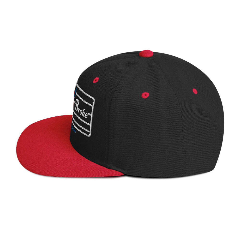 Snapback Hat - Flat Broke Ford Flathead V8