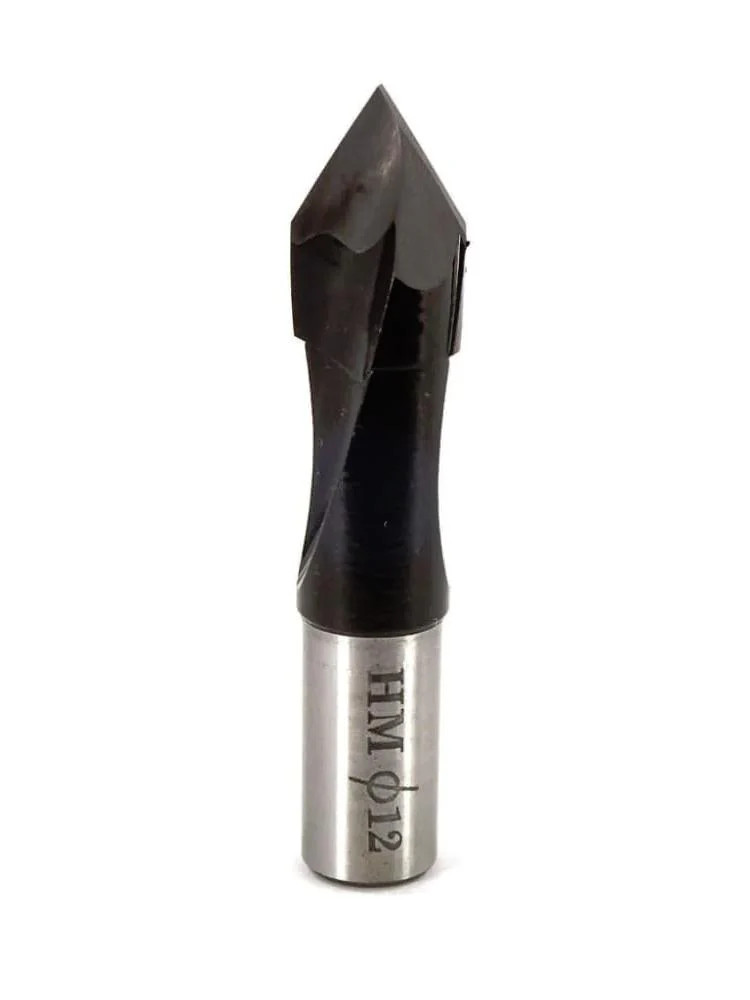 Whiteside DT12-57 Right Hand V-Point Dowel Drill 12mmCD, 57mmOAL