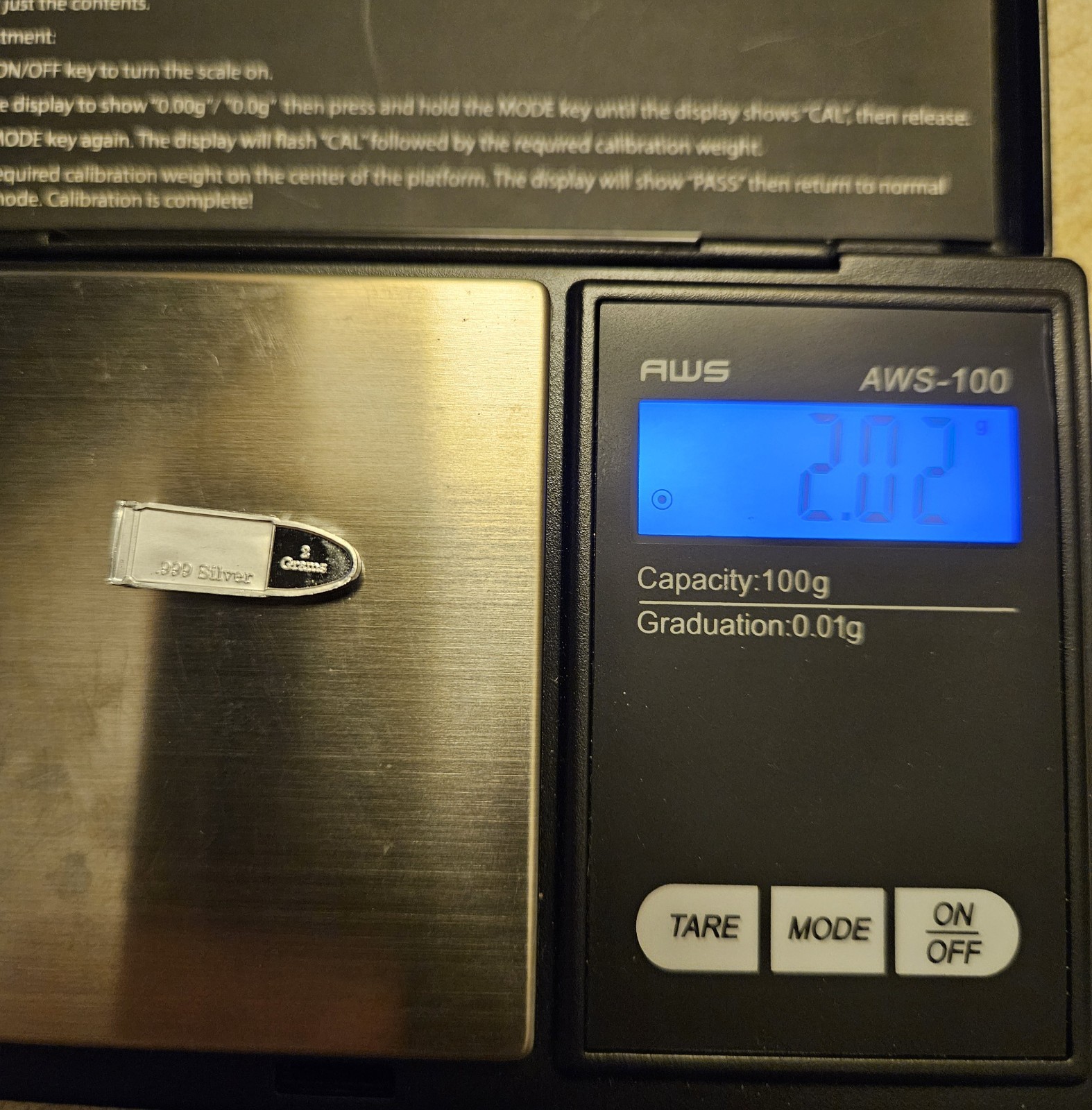Bullet 2 Grams .999 Fine Silver Bar