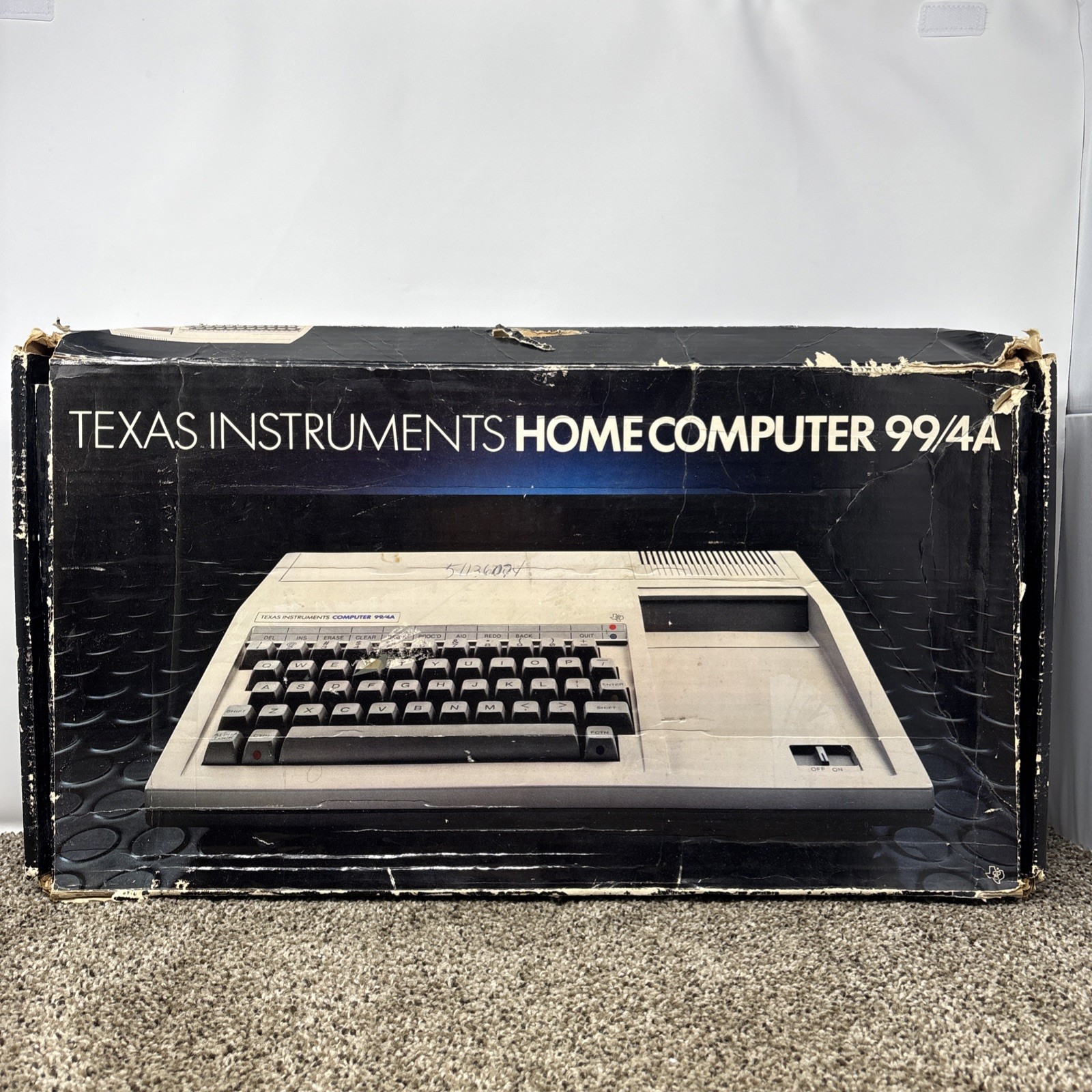 Texas Instruments TI-99/4A Home Computer In Box TESTED W Cables And Games