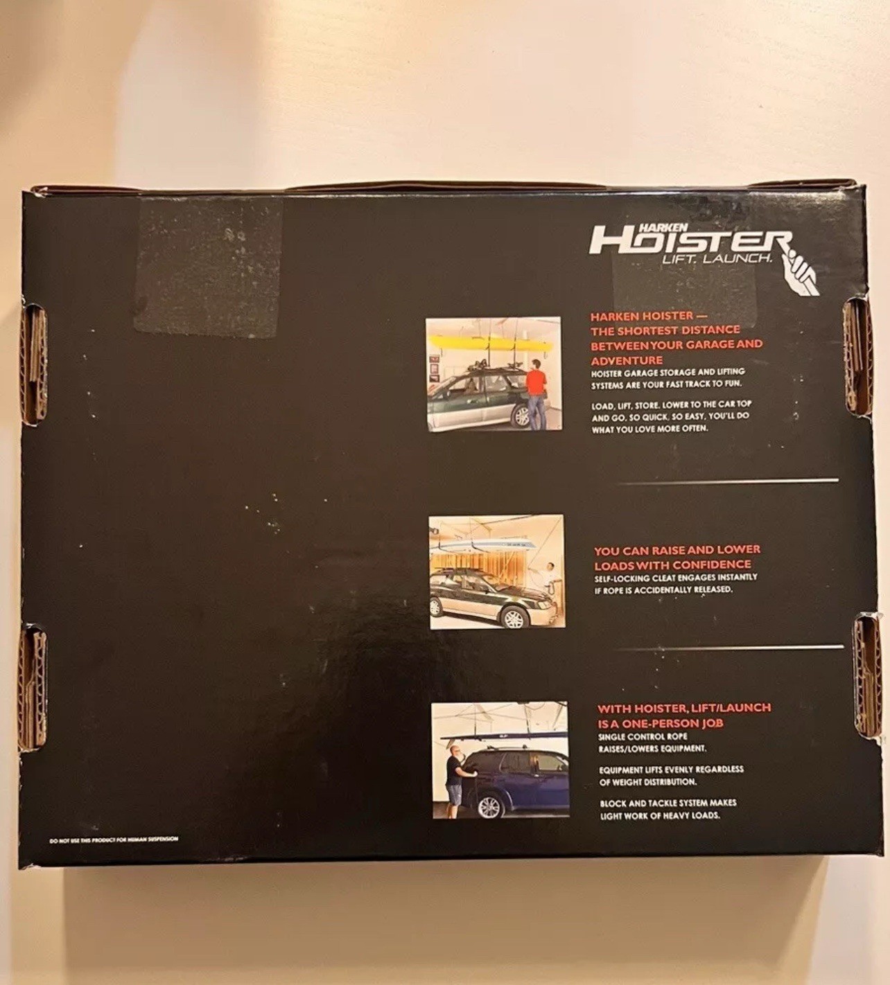 HARKEN HOISTER STORAGE SYSTEM, garage storage hoist self-leveling &safe antidrop