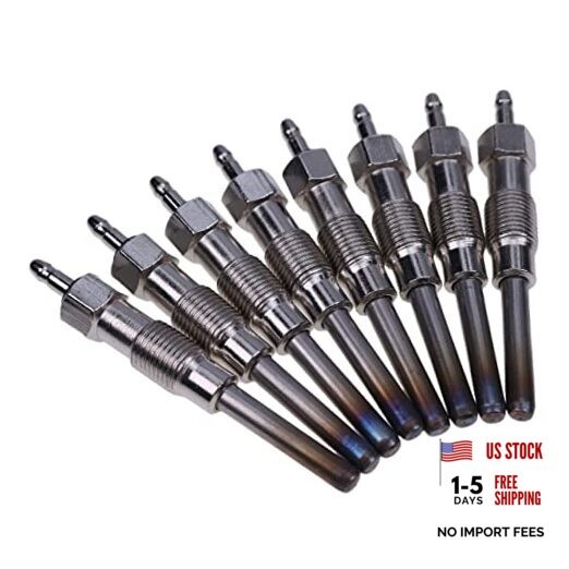 Glow Plugs 5614017 12338771 Compatible with Hummer HMMWV Avenger M998 M1035