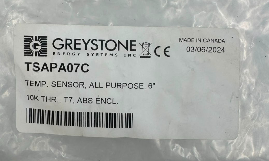 GREYSTONE TSAPA07C TEMP.SENSOR