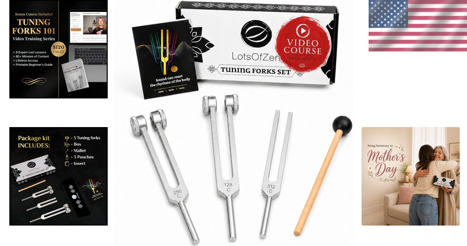 Vibrational Healing Forks with Video Guide