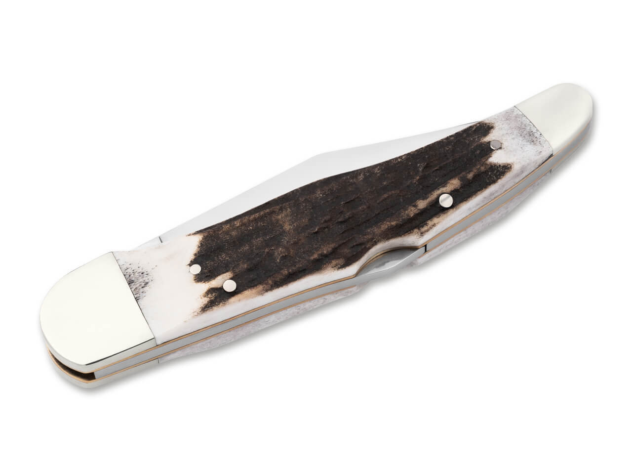 Boker TS 2.0 Folding Hunter One Blade 3.62" D2 Stag Pocket Knife EDC ✔️ 110870