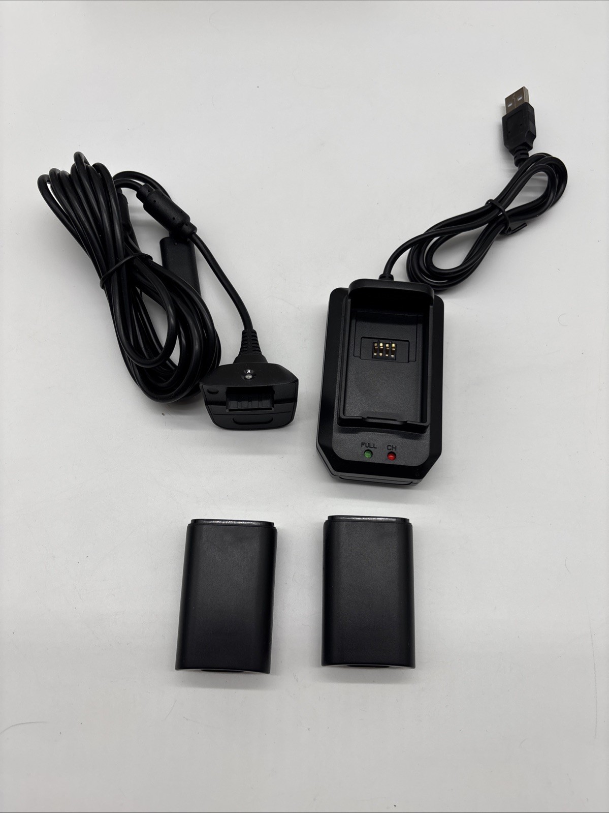 Rechargeable Gamer Controller Replacement Battery Charging Kit for Xbox 360