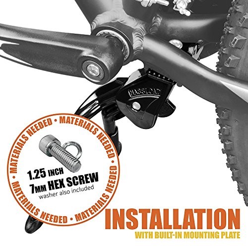 Bike Kickstand, Center Mount Bicycle Stand - Length Adjustable, Foldable