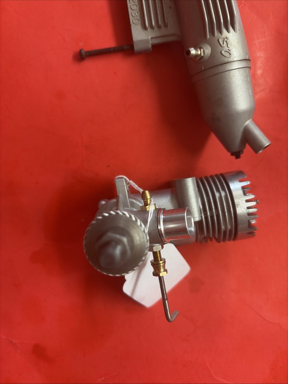 OS 20 FP C/L ENGINE WITH STOCK MUFFLER NICE #57