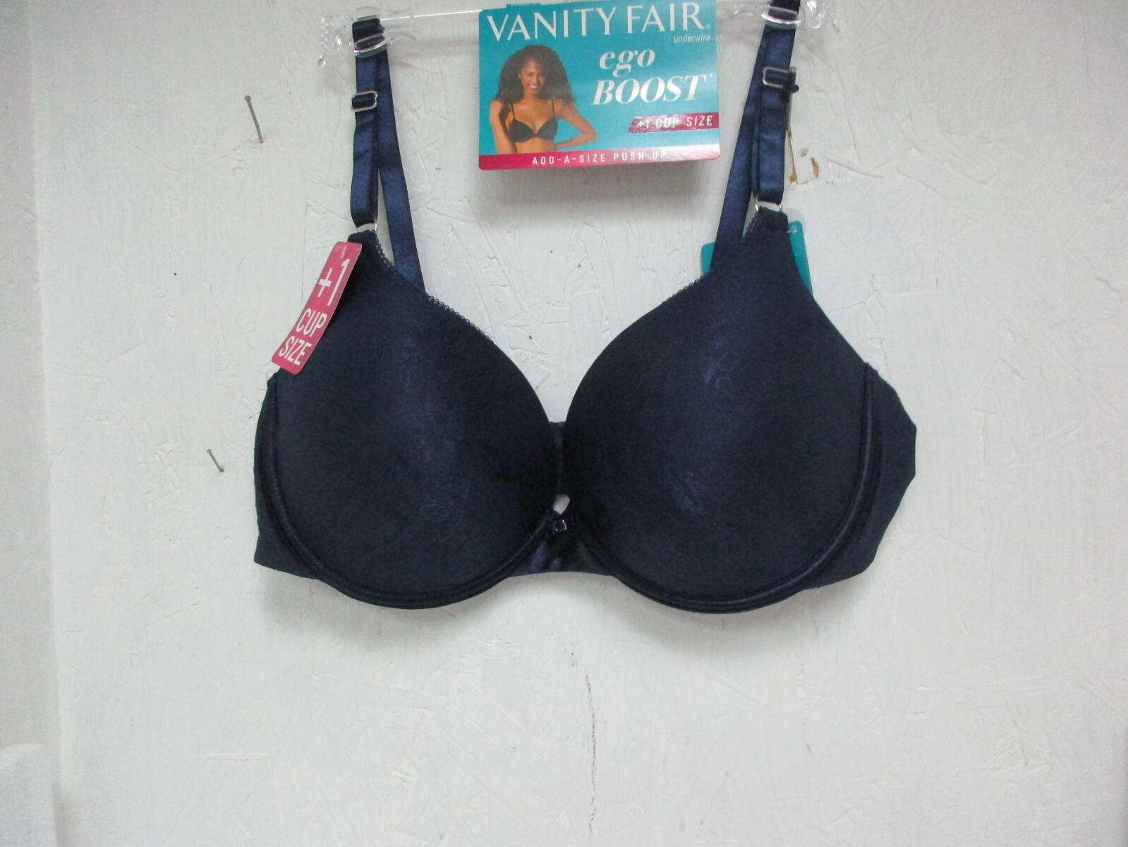 Vanity Fair  Women's Bra 2131101 Ego Boost GhostNavy Size 36C New !!!!