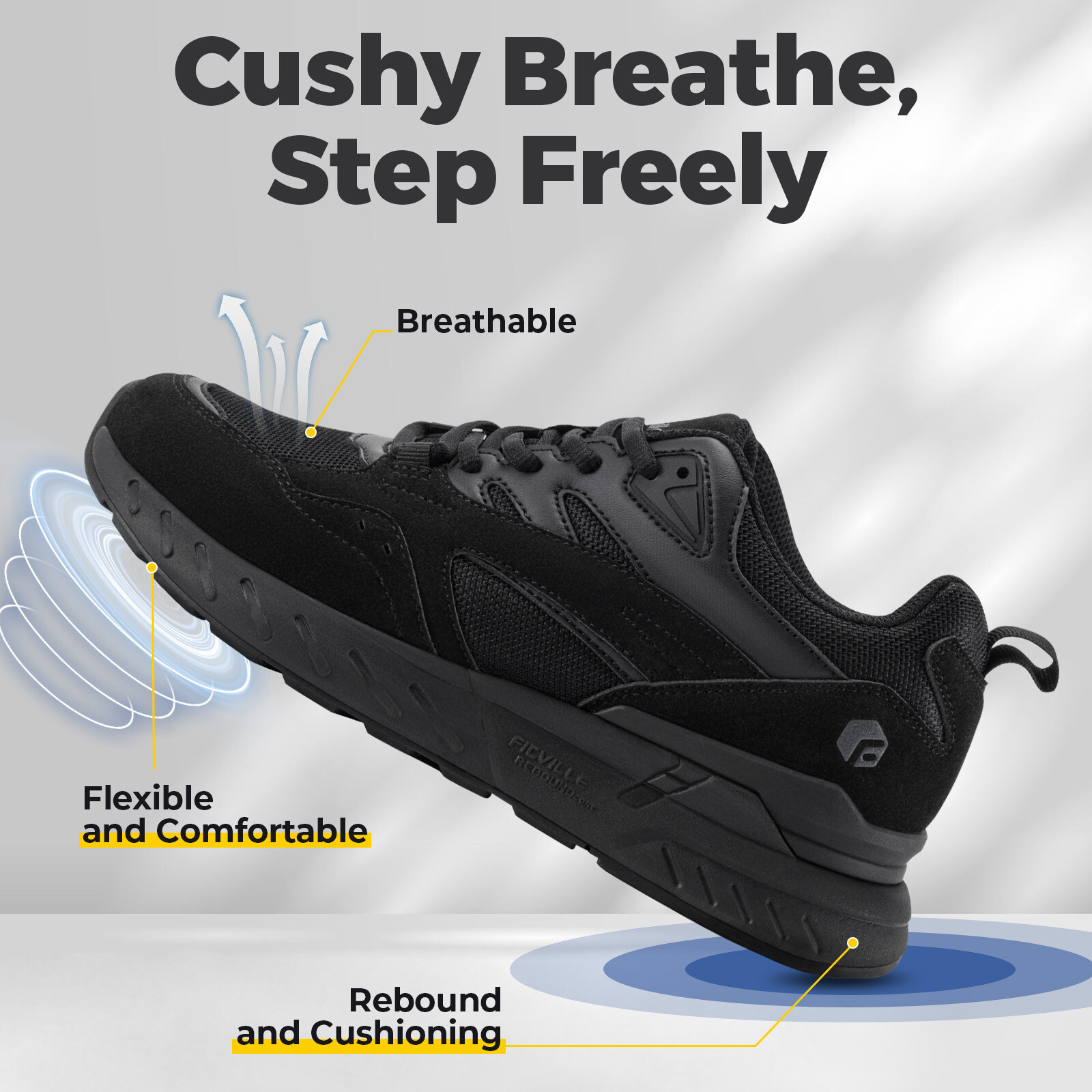 FitVille Women's Extra Wide Walking Shoes Arch Support Comfort Casual Sneakers