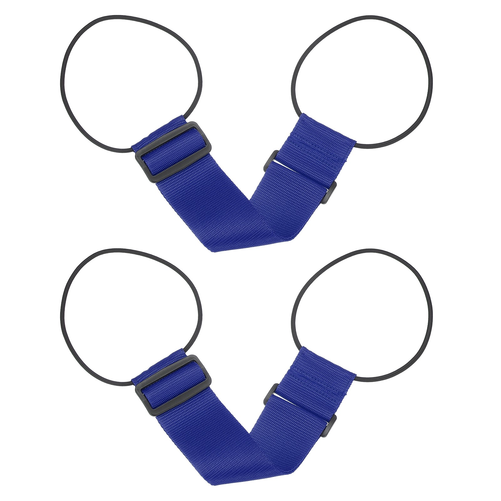 Luggage Straps Bag Bungee, 2 Pcs Suitcase Straps Adjustable Belt, Dark Blue