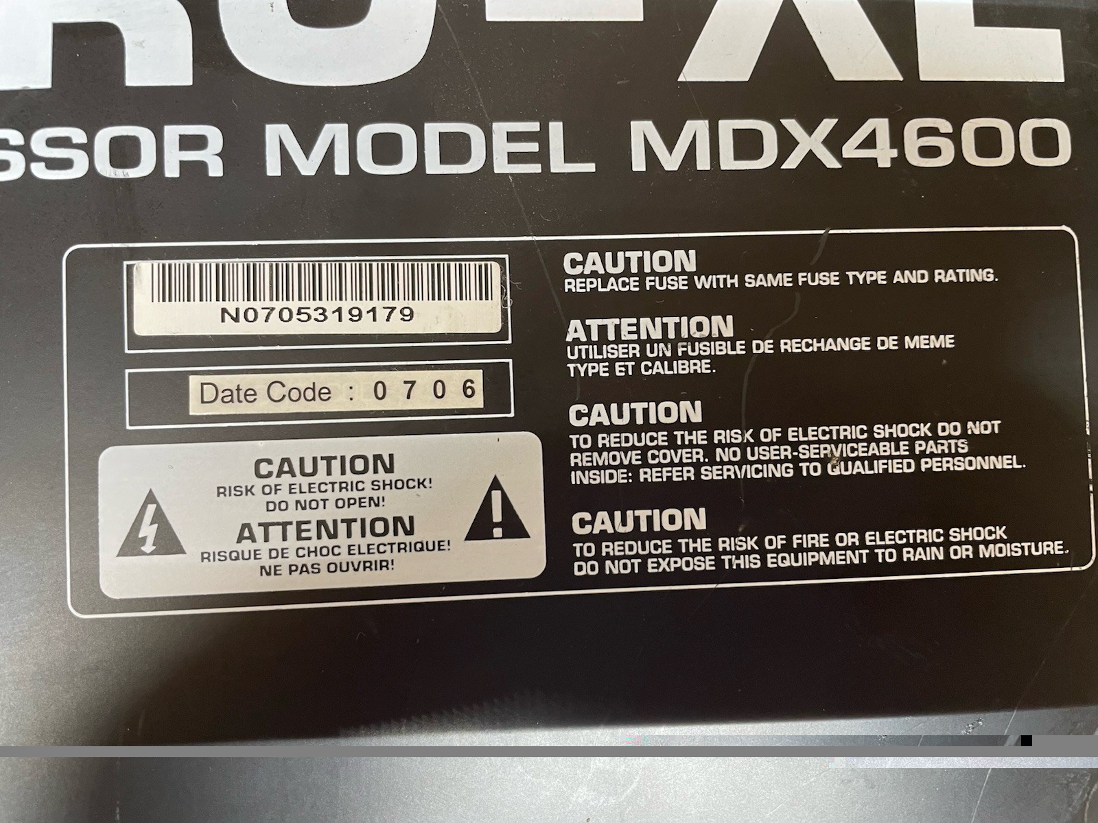 Behringer Multicom Pro-XL MDX4600 4 Channel Audio Interactive Dynamics Processor
