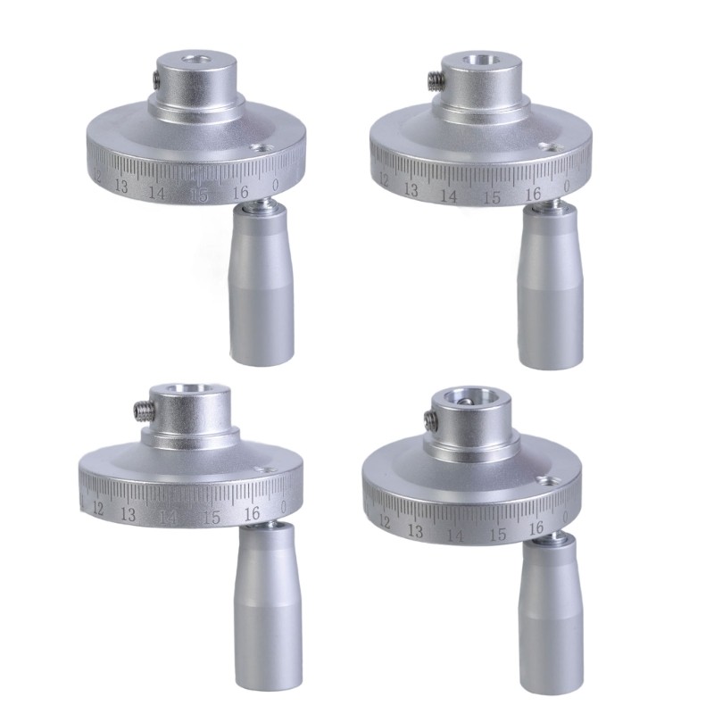 Precise Aluminum Solid Hand Crank Wheel 50mm for Precise Machining & Maintenance