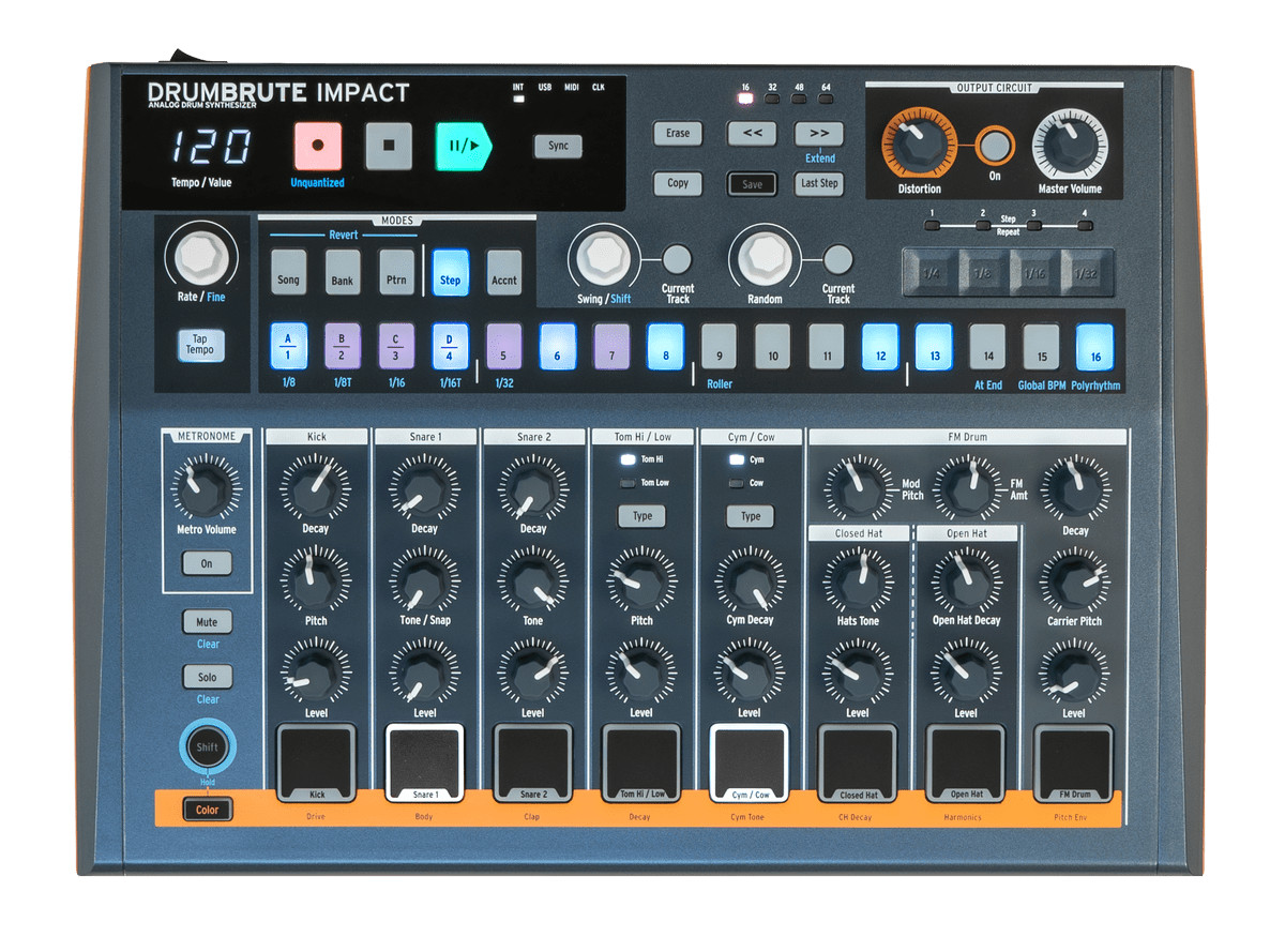 ARTURIA DRUMBRUTE IMPACT : NEW : [DETROIT MODULAR]