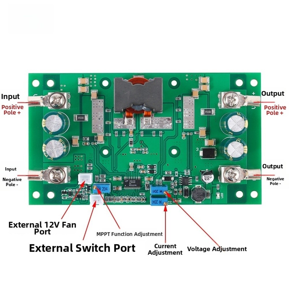 LT8705 600W DC-DC Converter with Current Mode Control and MPPT Function