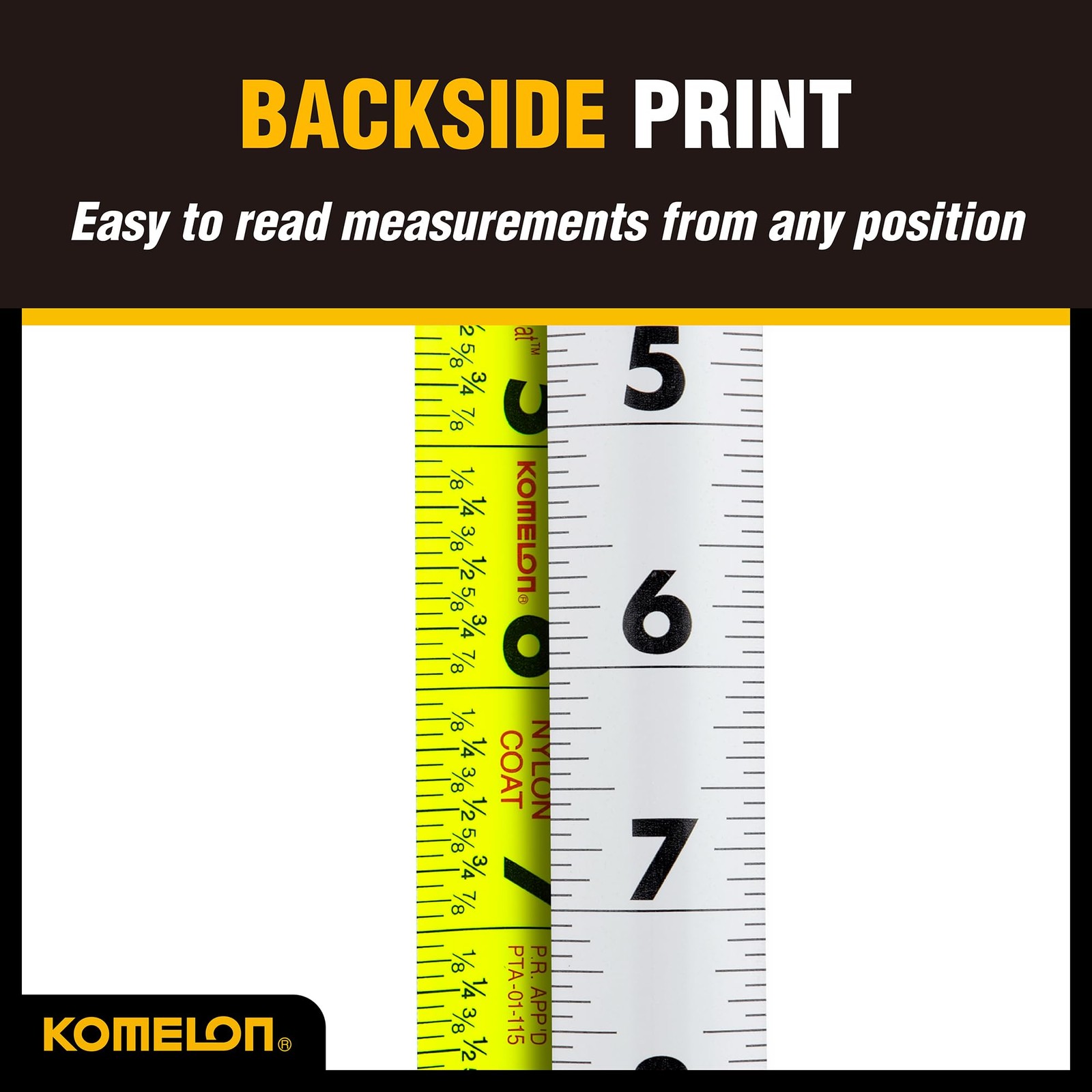 25' Retraction Control Tape Measure