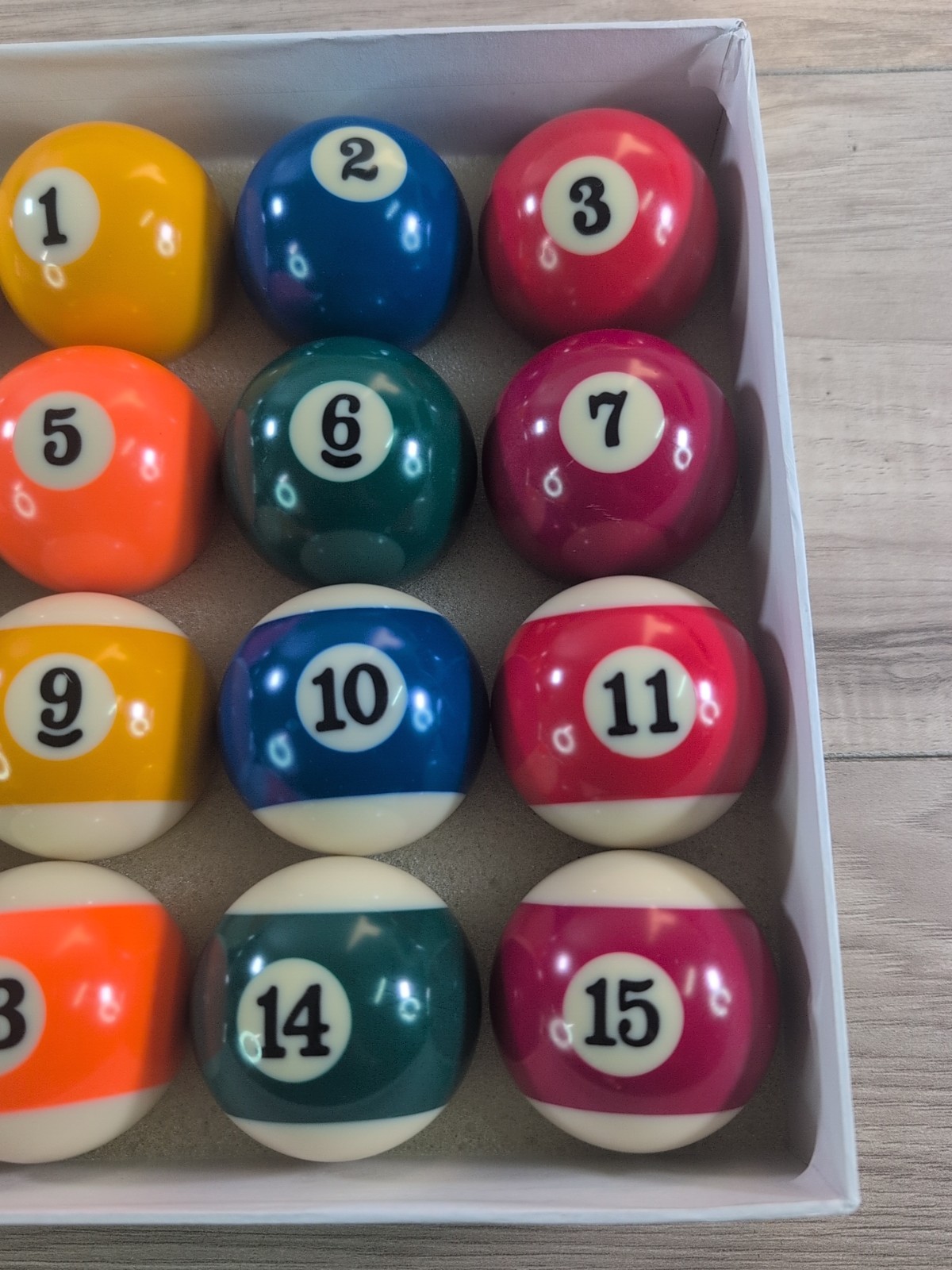 VTG 16 Regulation Size Pool Balls Set- Numbered Billiard