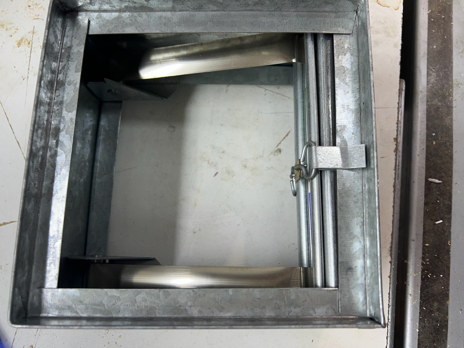 Fire Damper ruskin 8 x 8 x 3 x 5 stainless commercial