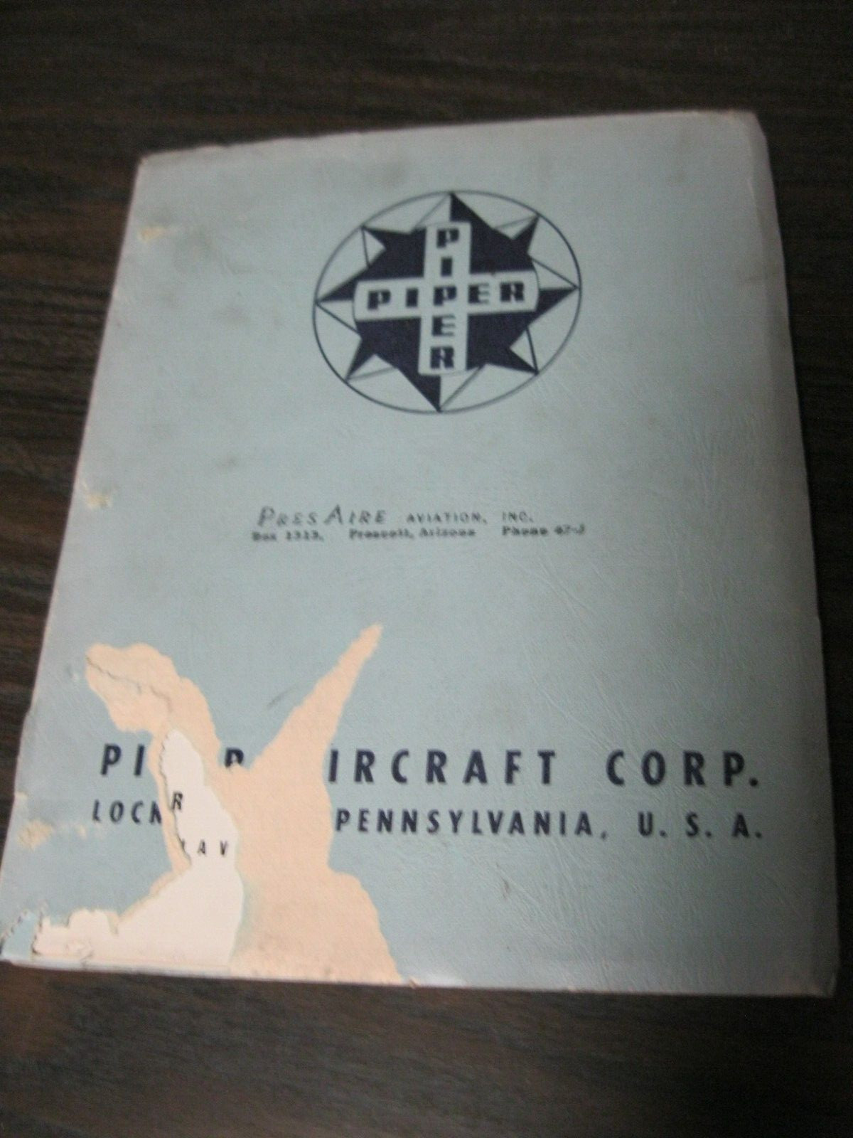 Pres Aire Piper Super Cub PA-18 PA-18A Parts Catalog w/ revisions to 1956