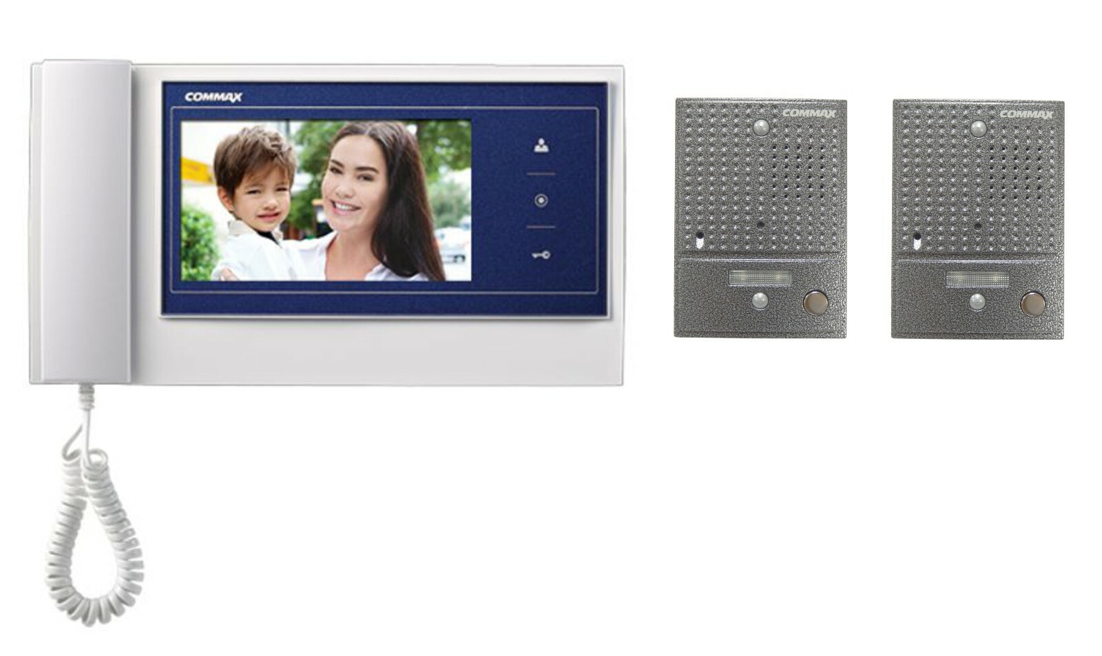 COMMAX 7" Video Doorphone Set: 1 Monitor CDV-70K+ 2 Door Camera DRC-4CGN2