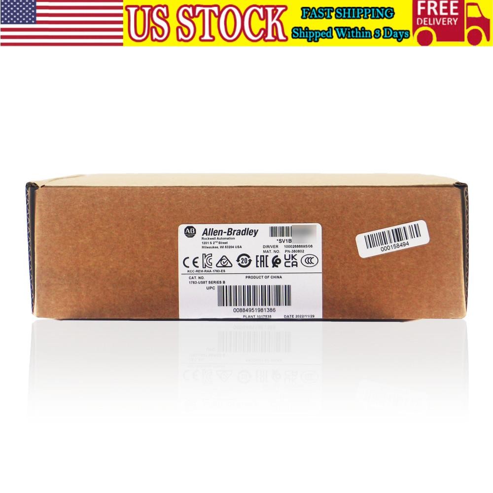 AB 1783-US8T 1783US8T Statix 2000 Unmanaged Ethernet Switch New Seal US Free Tax