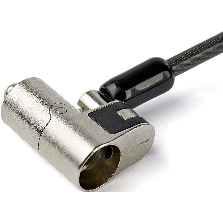StarTech LTULOCKKEY 6.5ft 3-in-1 Laptop Cable Lock Keyed Security