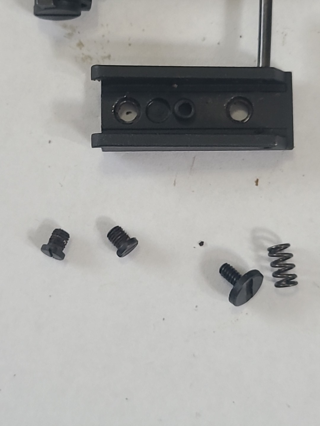 Nice T/C New Englander Rear Sight Assembly .50 Cal Muzzleloader Thompson Center