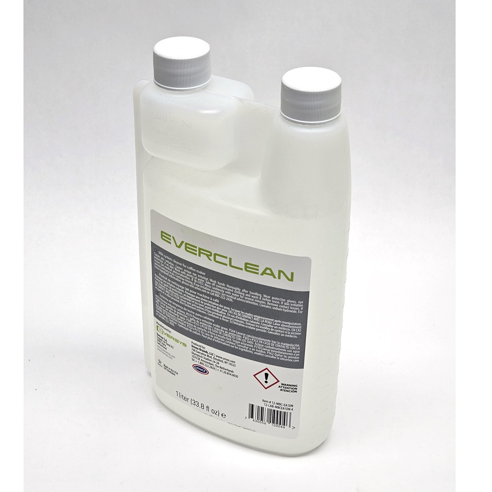 Everclean Cold Water Milk Line Cleaning Liquid 1L for Eversys Espresso Machines