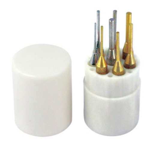 NEW 8 PC BRASS + STEEL TUBE PUNCH DRIFT PIN  SET !! GUNSMITH -USA Seller ST1024C