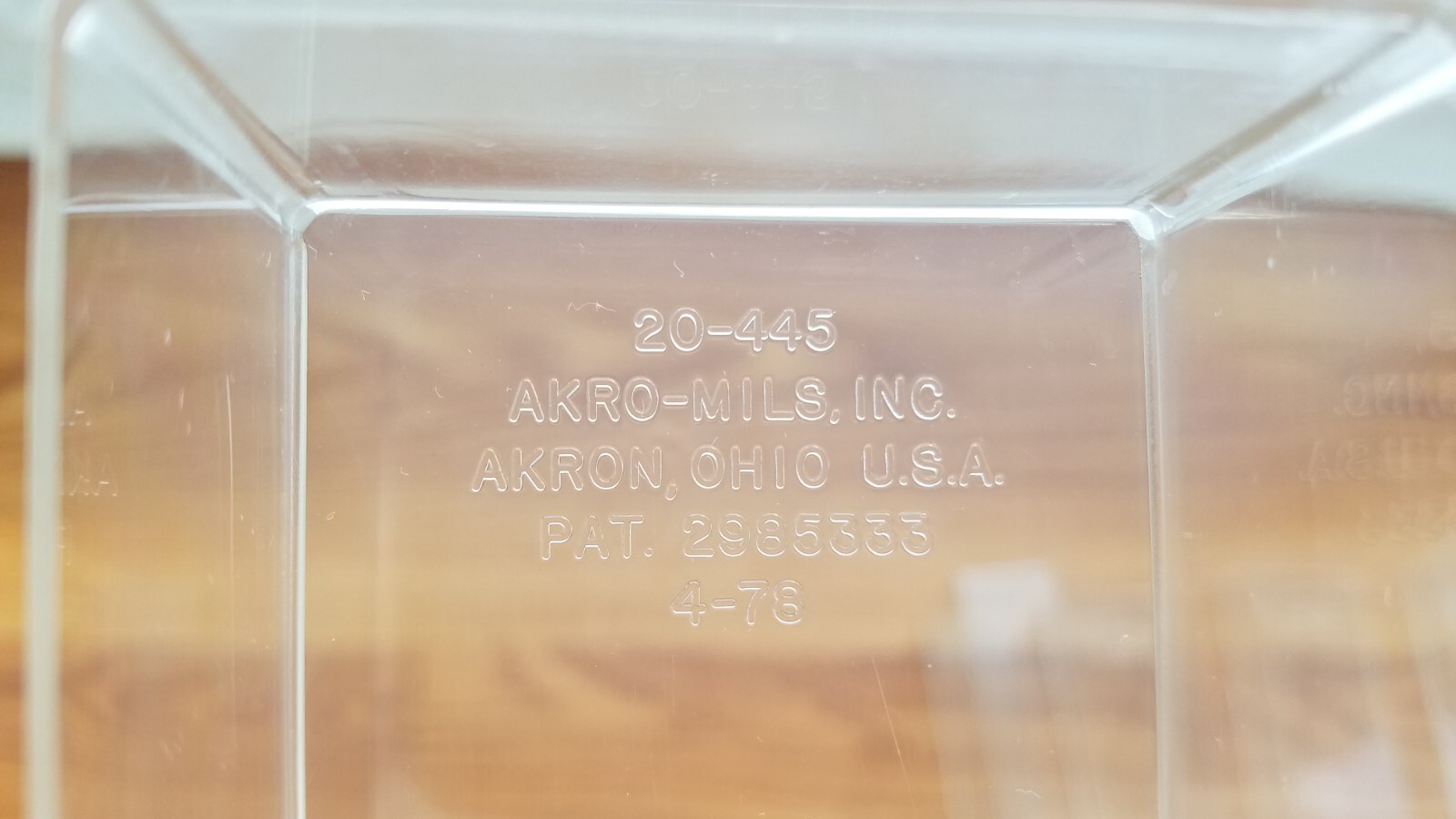 Vtg akro-mills storage bin drawer 20-445 organizer replacement drawer 4 Pcs