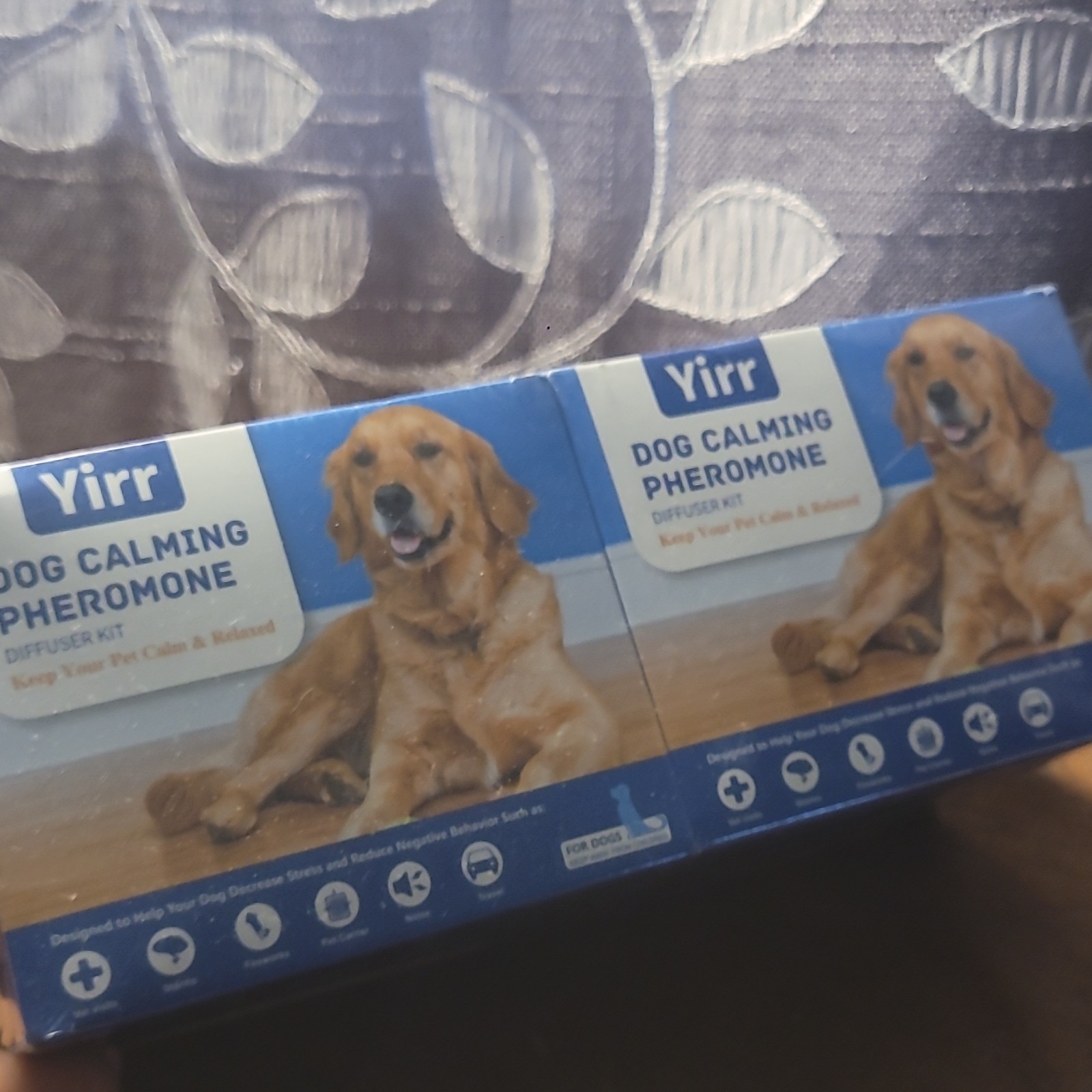 Yirr Dog Calming Pheromone Diffuser Kit Blue 48ml Refill