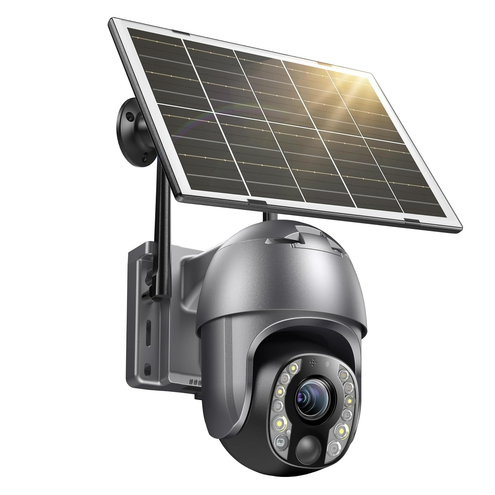 SEHMUA 2K Solar Security Cameras Wireless Outdoor - 2 Pack with Night Vision