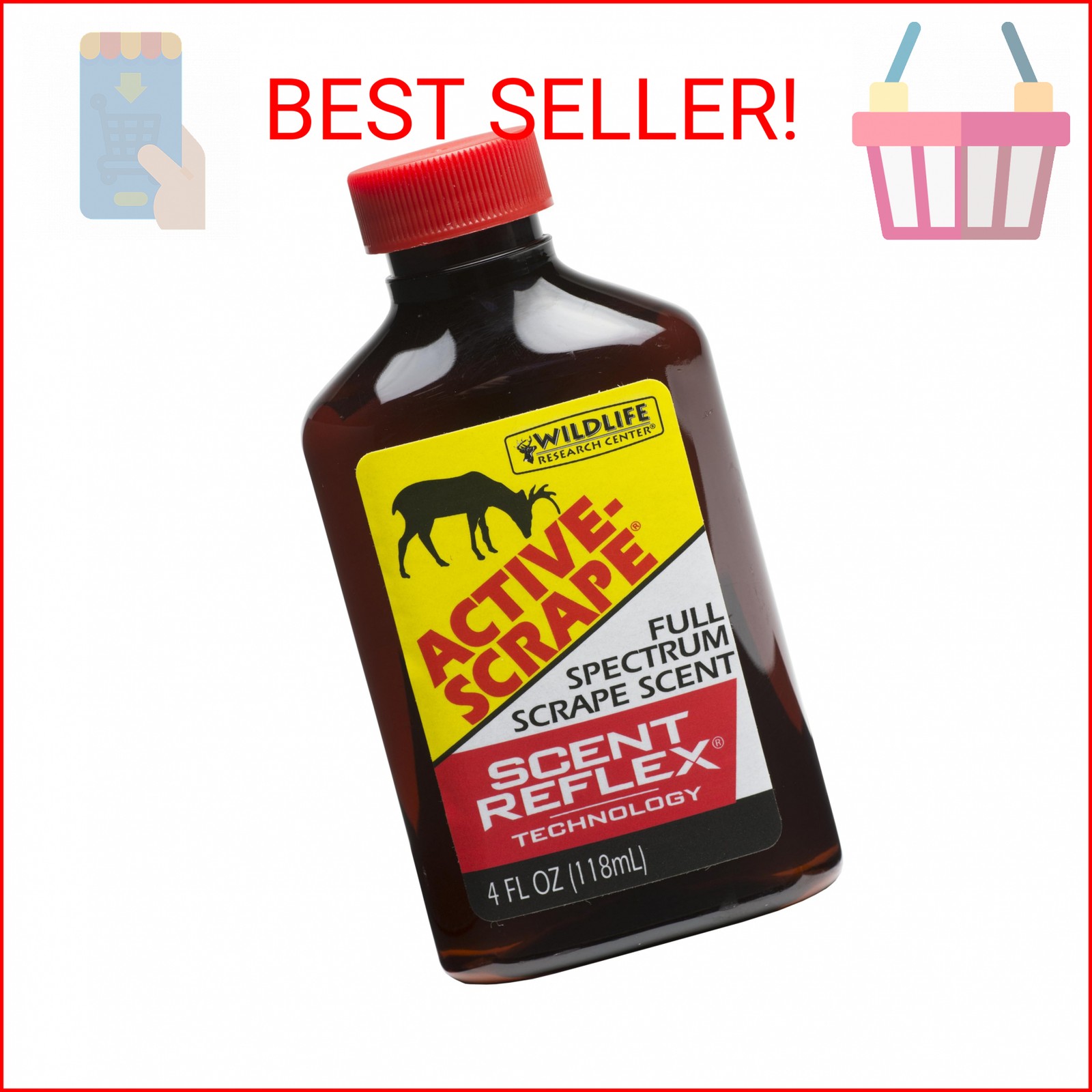 Wildlife Research 240-4 Active Scrape, 4-Ounce