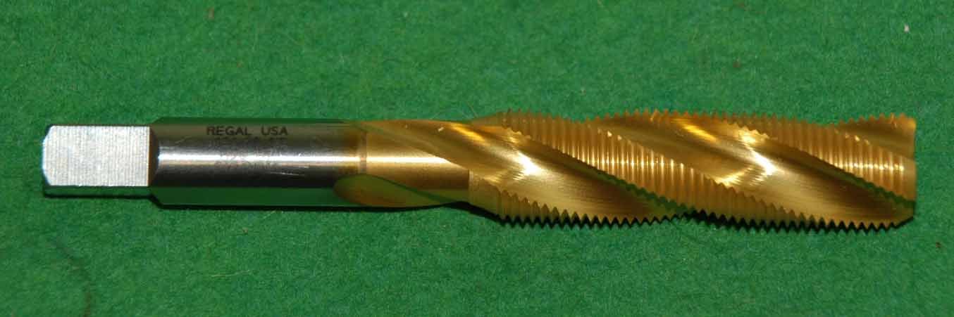 .421 X 28 NS HSG H5 3 SPIRAL FLUTE BOTTOM TAP, TIN COATED (C-2-10-3-37)